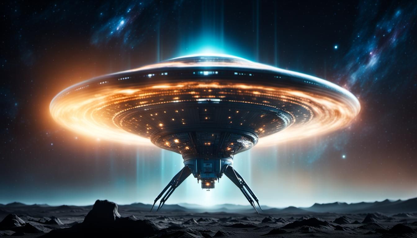 weird alien extraterrestrial probe traveling the universe
 ,...