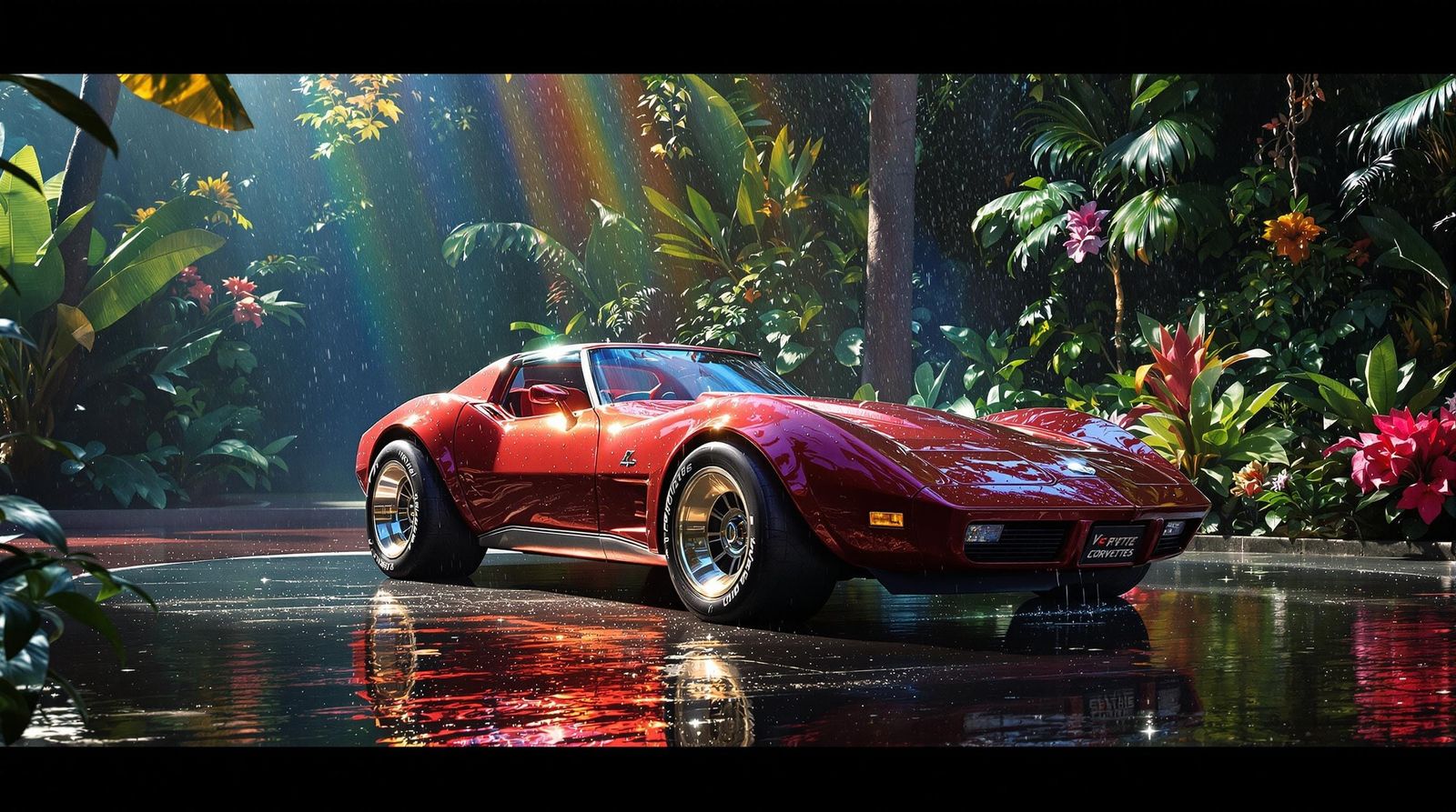 Little red corvette  by @DigiDreams