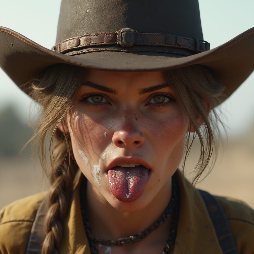 Gritty Cowboy Concept Art with a Twist