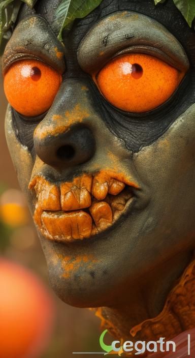 Dive into the surreal world of the Rotten Orange Fruit Tree ...