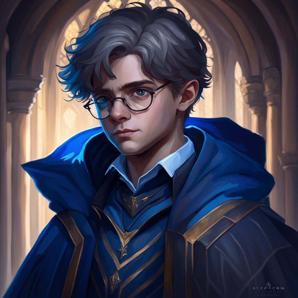 Ravenclaw boy - AI Generated Artwork - NightCafe Creator