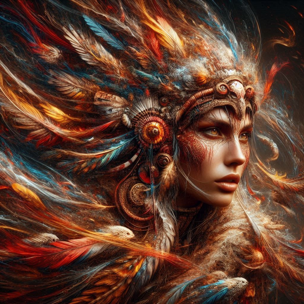 double exposure beautiful fantasy portrait landscape..