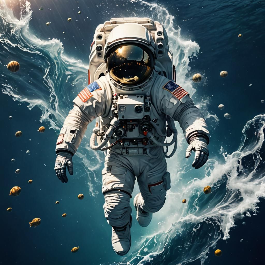 Masked Wolf: I feel like an astronaut in the ocean  by @WILLB