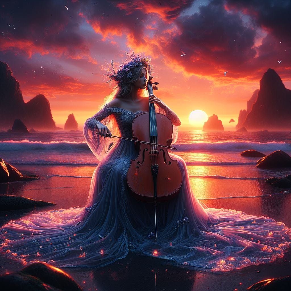 Cello Sunset + Nightfall
