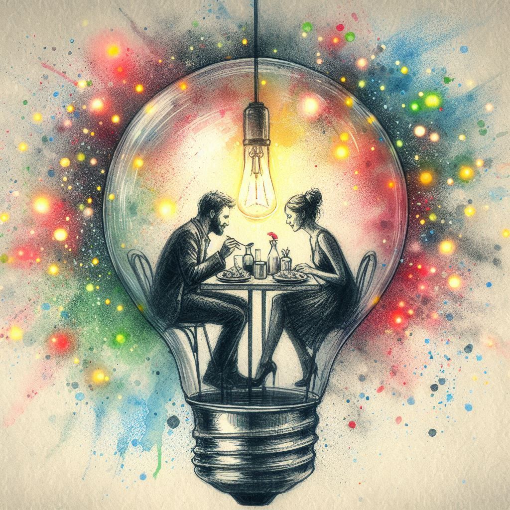 Dinner date in the 💡