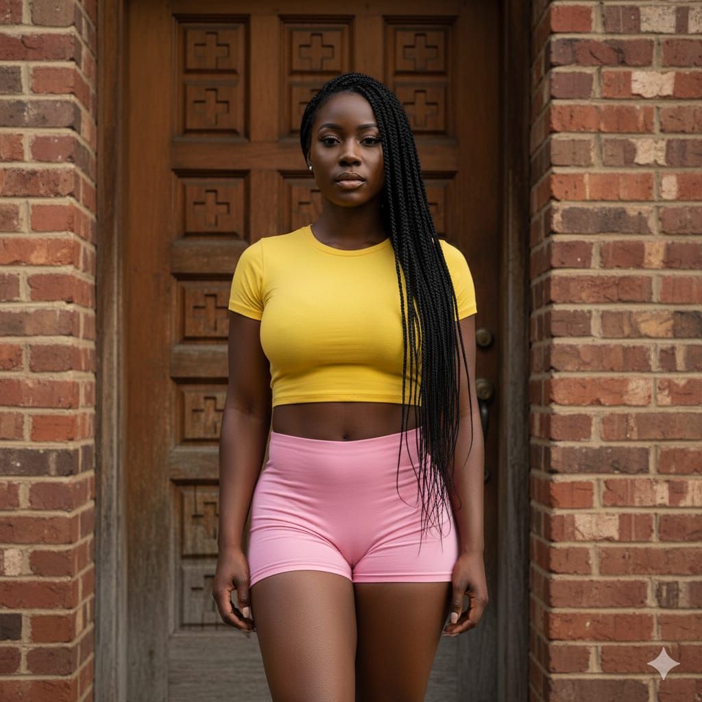 Yellow and Pink outfit