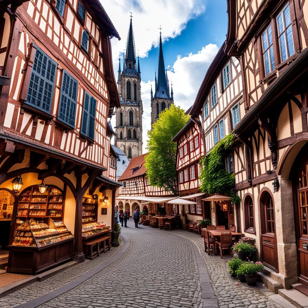 Known as Petite France, the old town is a collection of half...