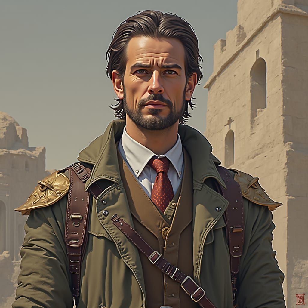 Man at Crossroads: A Choice of Paths