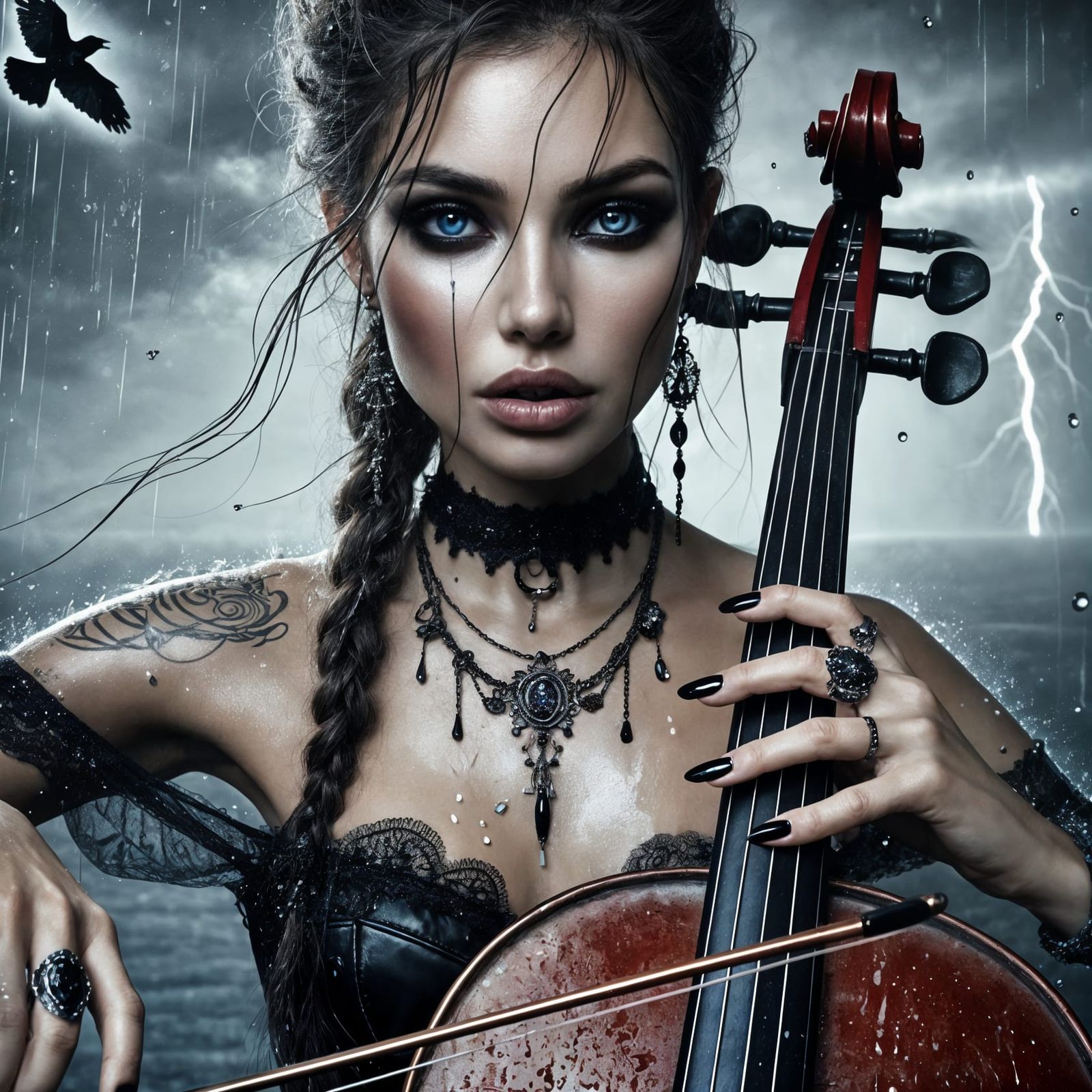 Nocturne in Storm: The Cello and the Thunder