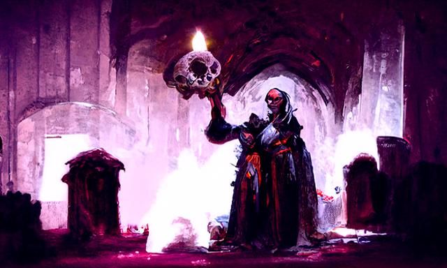 Necromancer - AI Generated Artwork - NightCafe Creator