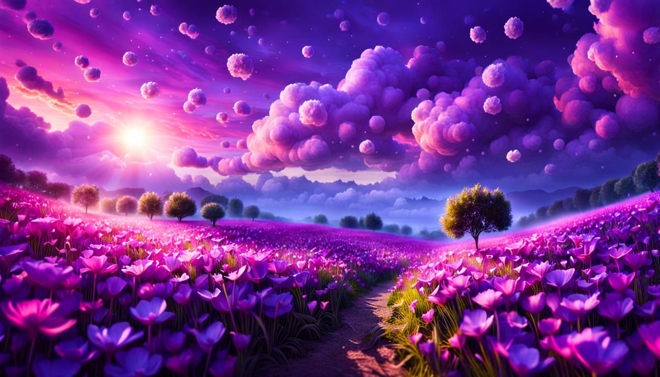 In my field of paper flowers and candy clouds of lullaby, I lie inside