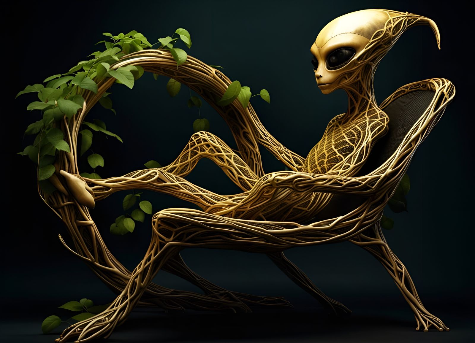 Alien vine design
