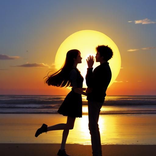 sun raise  and lovers