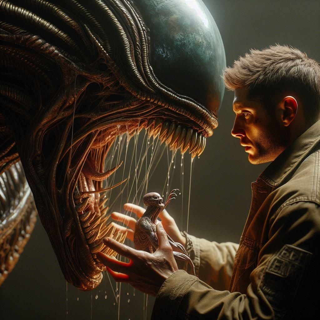 Dean Winchester & the Alien.