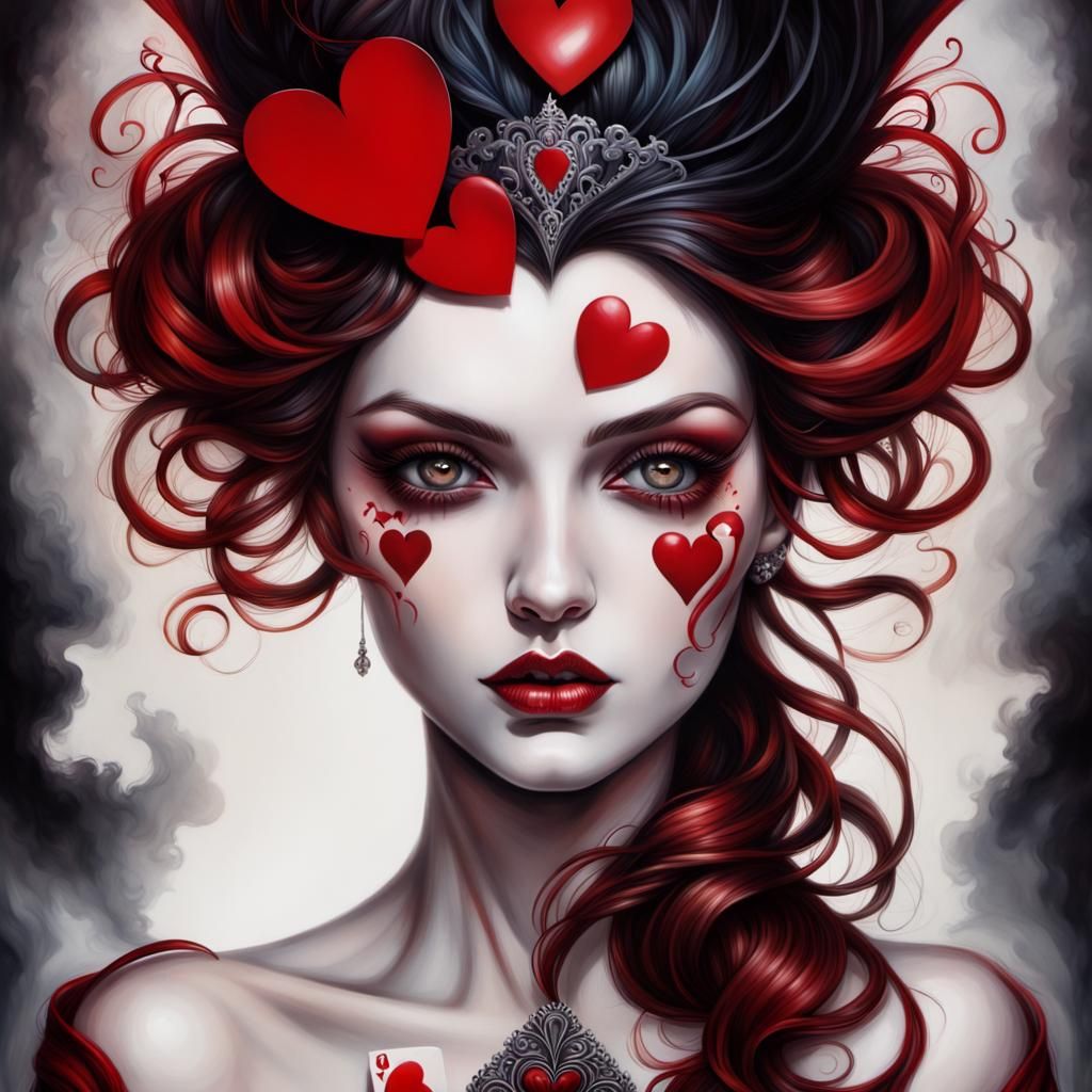 Queen Of Hearts Ai Generated Artwork Nightcafe Creator 5510