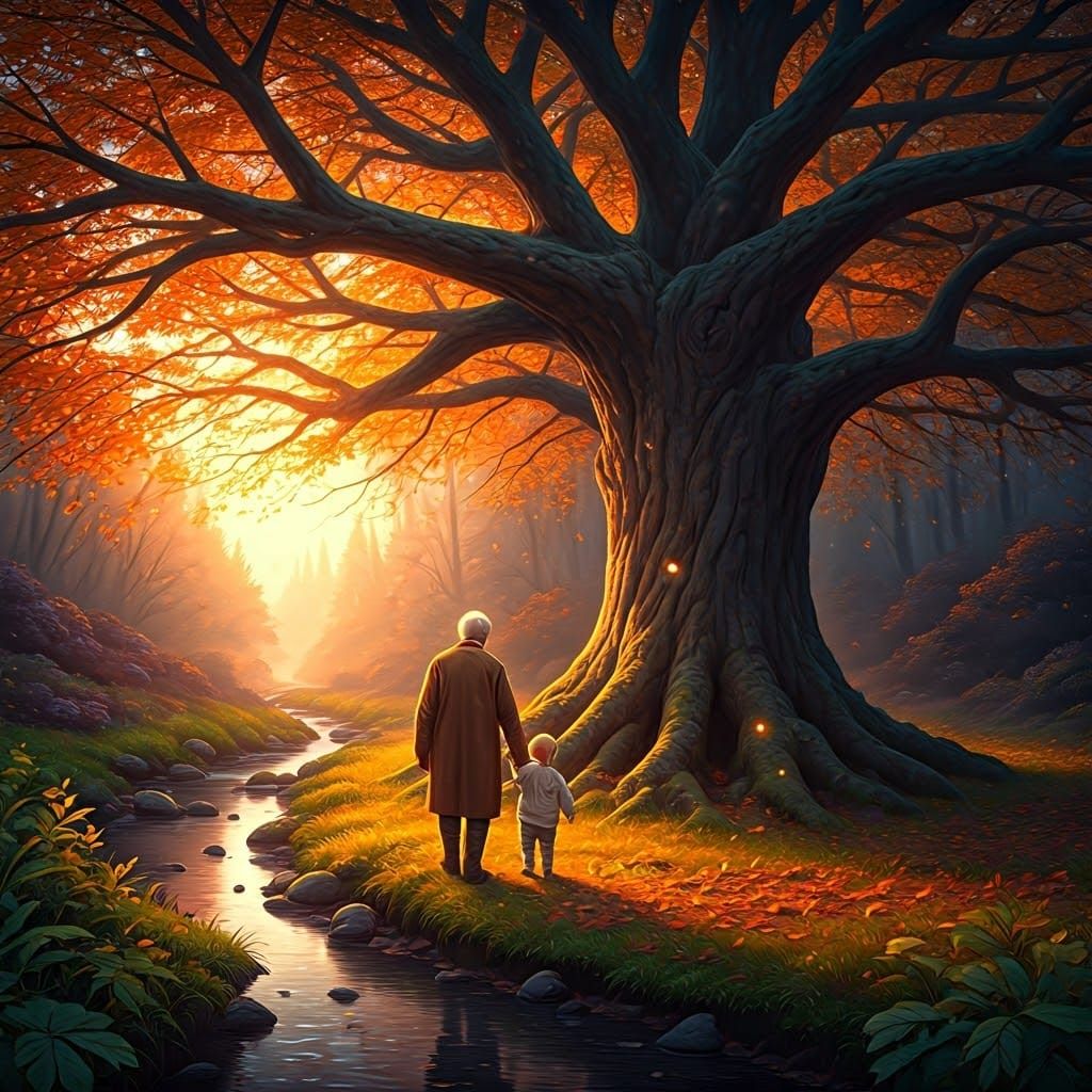 Walks with Grandad: Supporting each other.. Unconditional love  by @TravellerUK