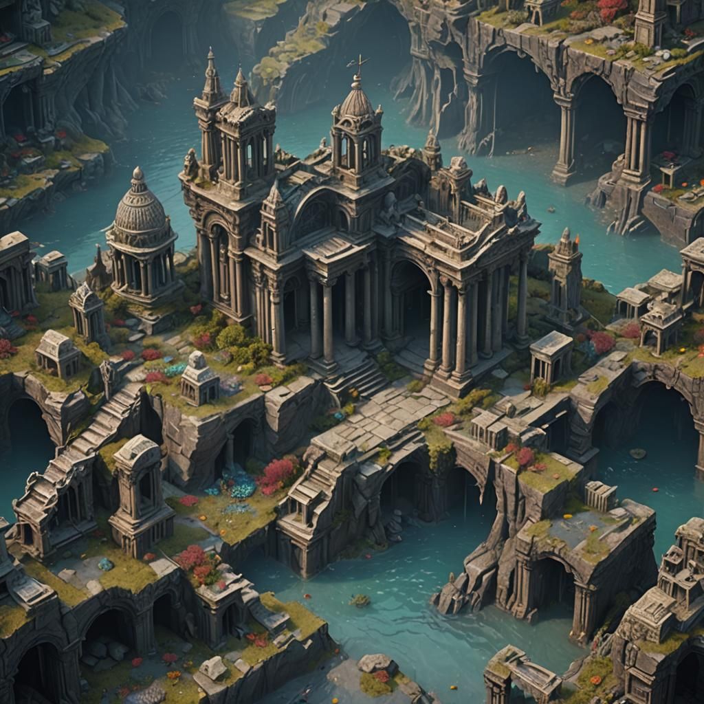 Necropolis on sea floor