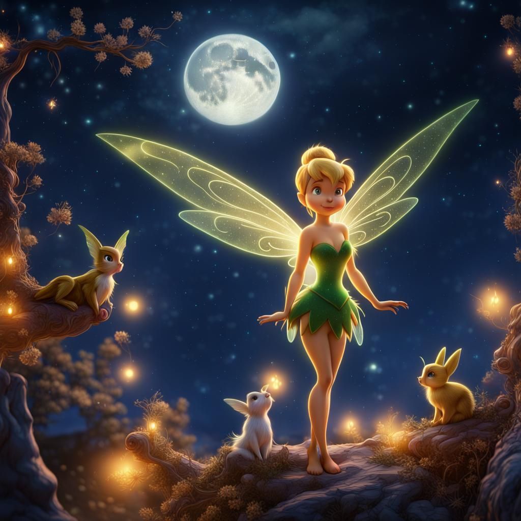 Tinker Bell And Friends  - Ai Generated Artwork - Nightcafe Creator