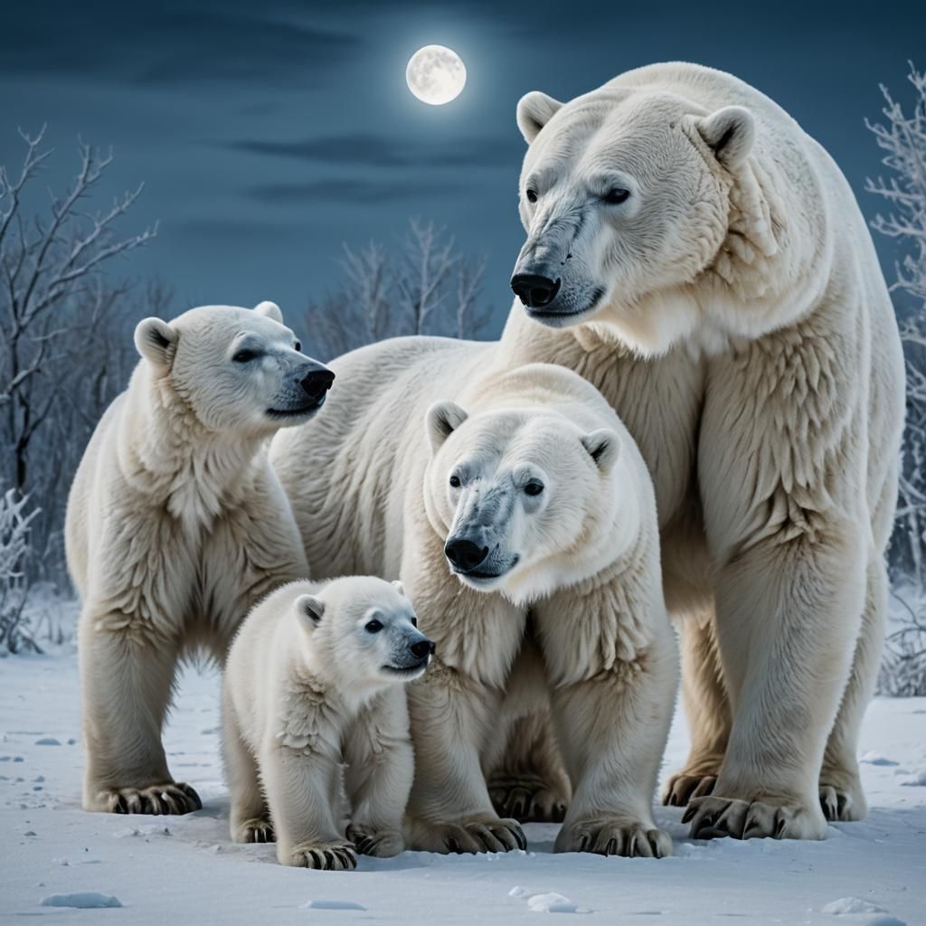 Polar family   by @EvieRose