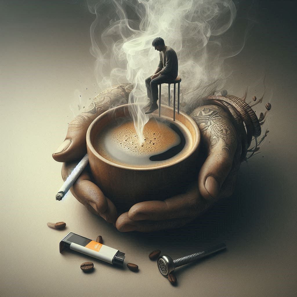 Coffee and cigarette