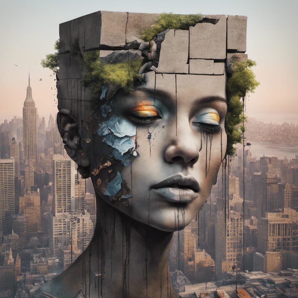 BlockHead AI Generated Artwork NightCafe Creator