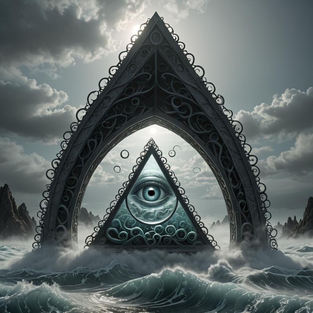 A tentacle arches to grip at a mesmerizing 3D render that sh...