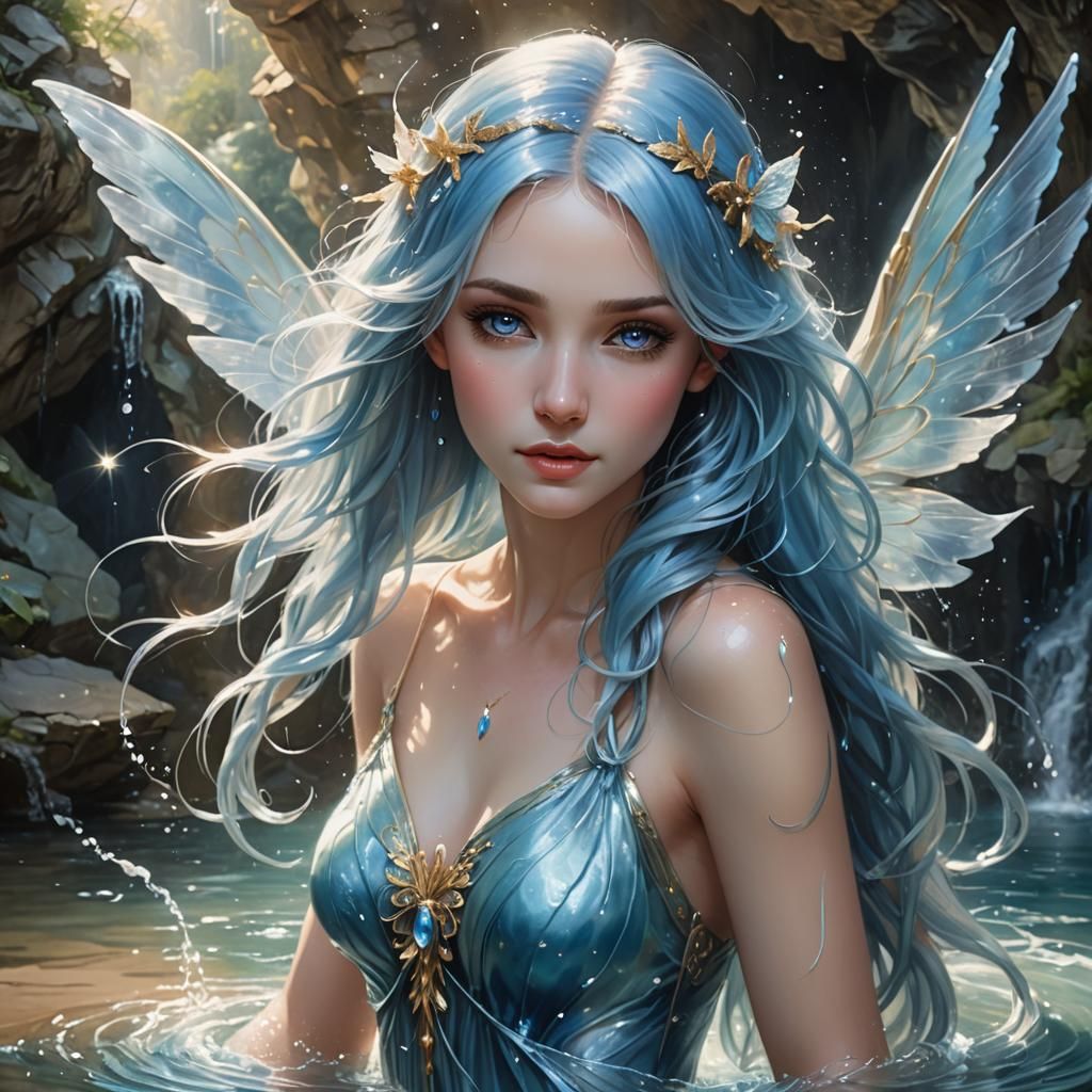 Lakeside Fairy  by @ImaginatorLucy