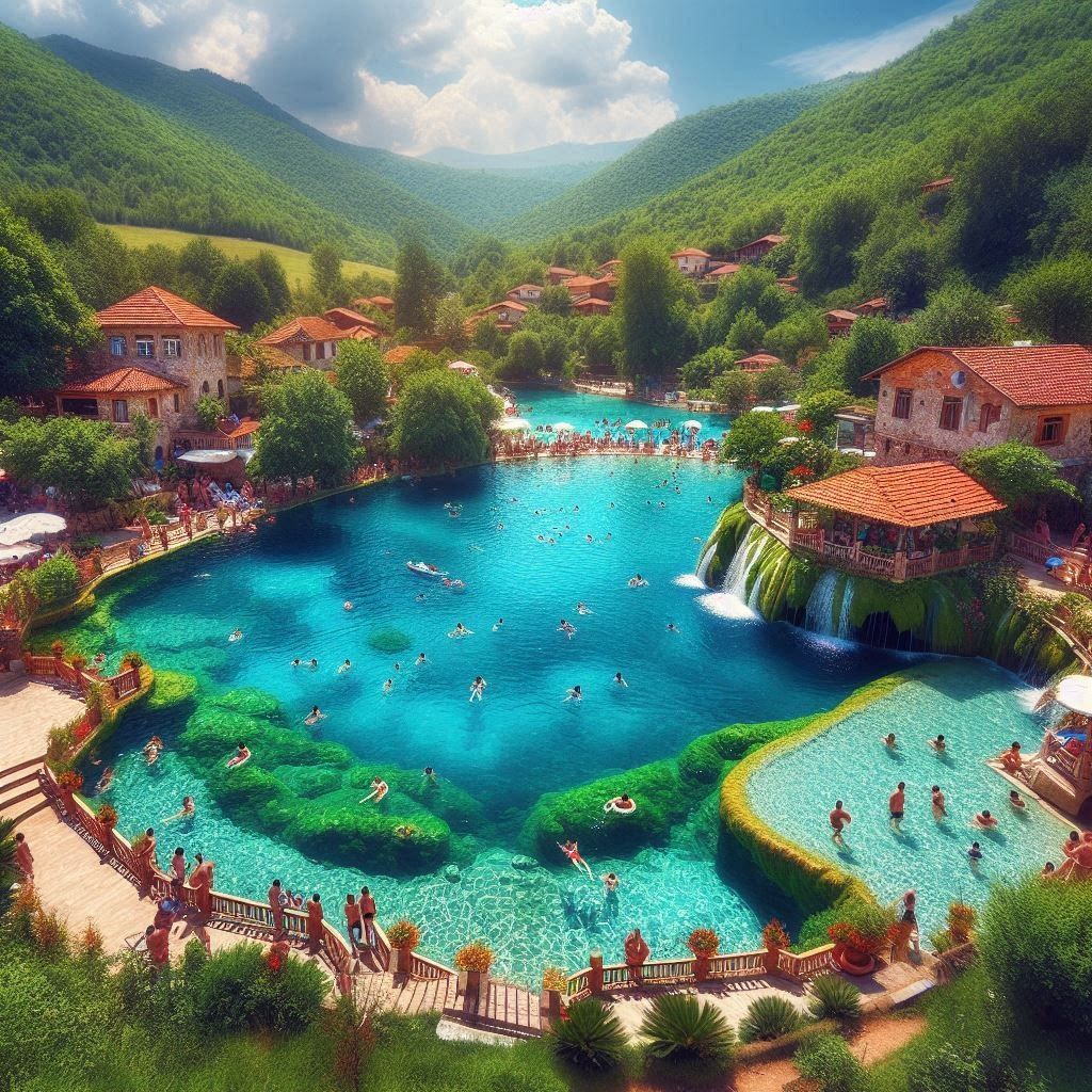 "Summer at the Paradise Pool"