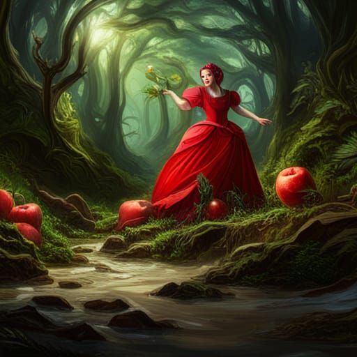 The princess of apples - AI Generated Artwork - NightCafe Creator