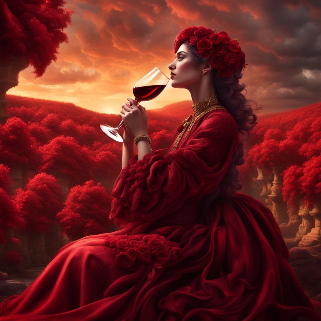 Red wine as a Muse #3