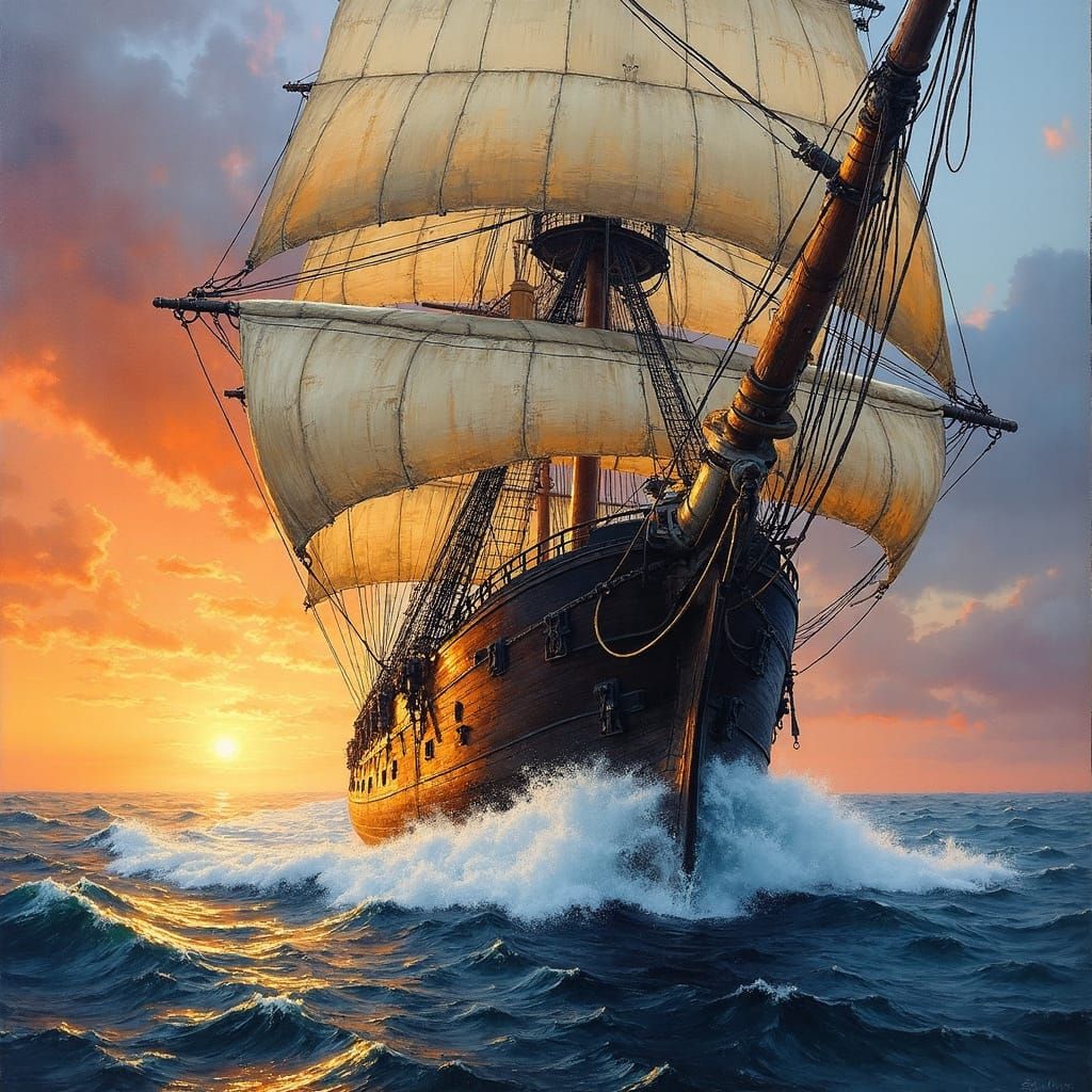 ספינה בתקריב