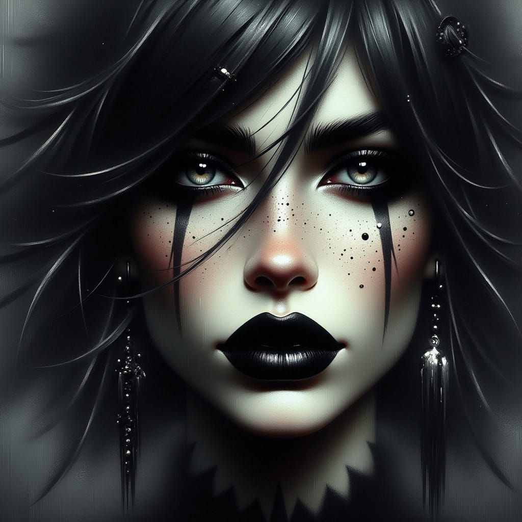 <lora:Gritt:1.0> Gothic  beauty