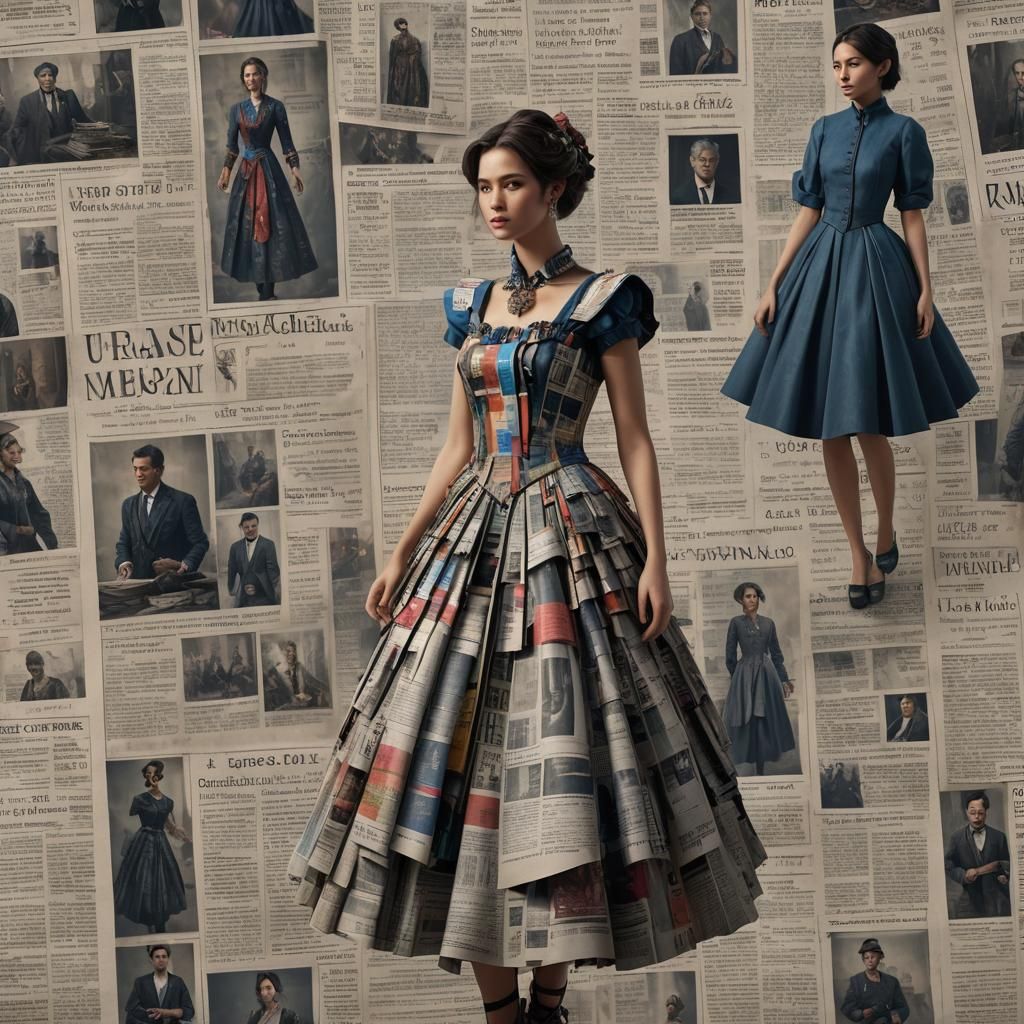 Newspaper Dress