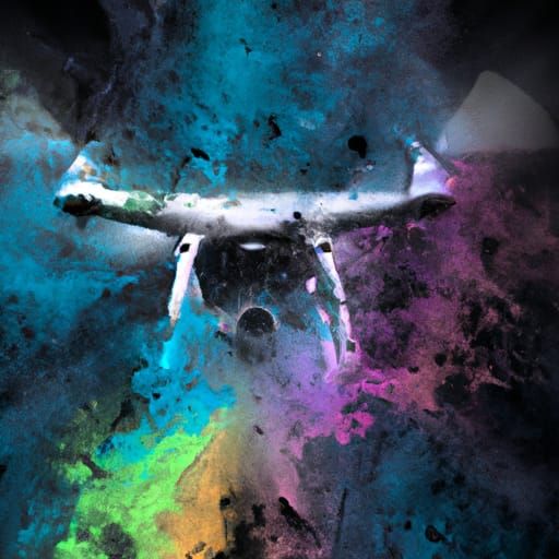 Drone in space