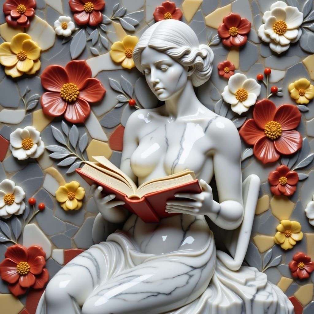 <lora:Marble Flux:1.0>  