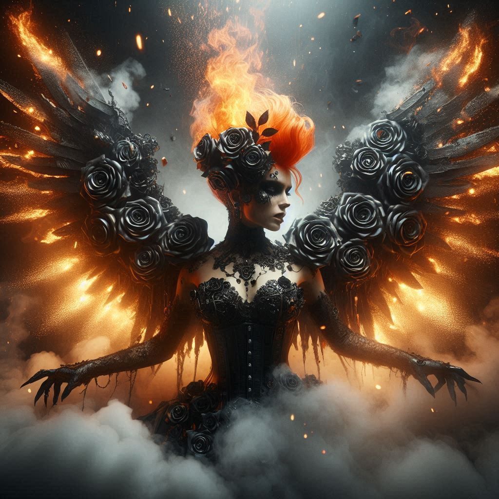 steampunk goth goddess