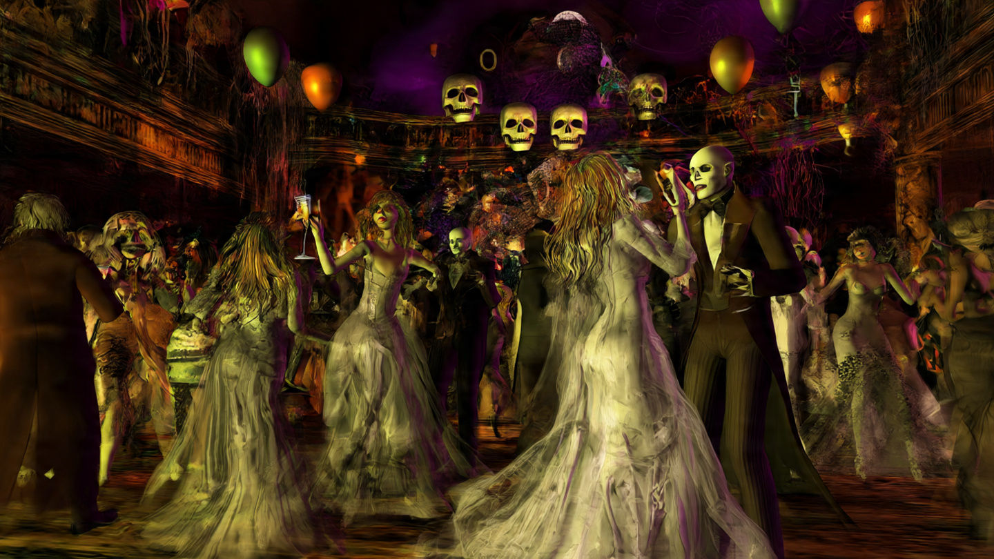 Haunted NYE ball