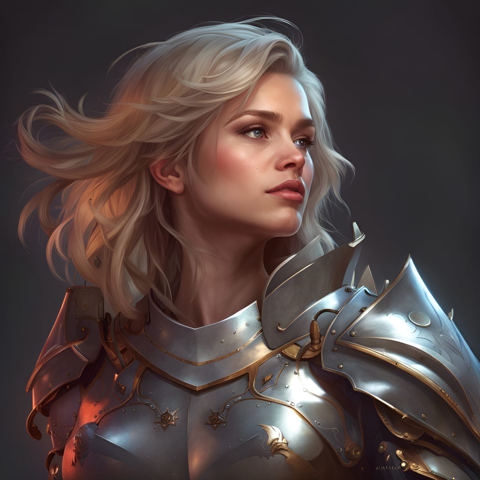 knight babe - AI Generated Artwork - NightCafe Creator