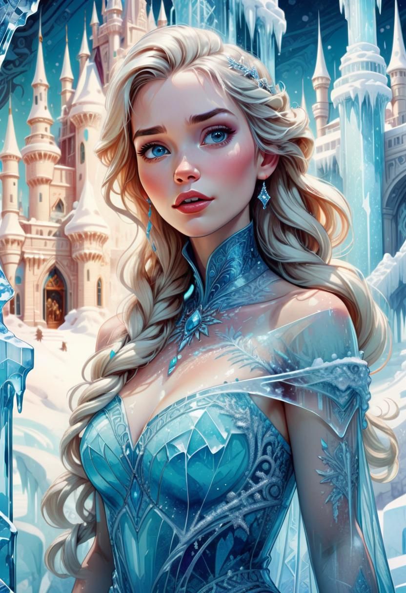 Elsa - AI Generated Artwork - NightCafe Creator