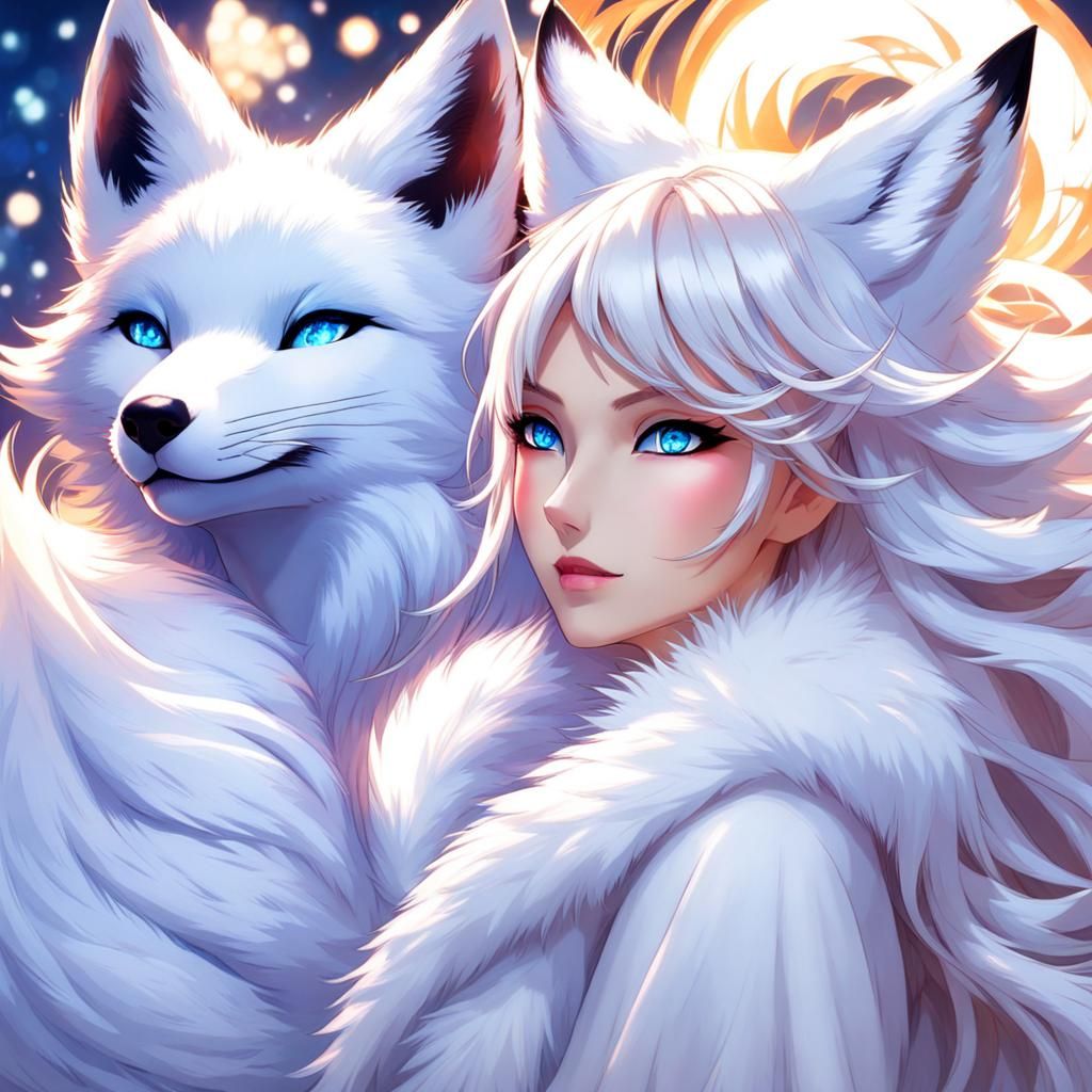 Kitsune - AI Generated Artwork - NightCafe Creator