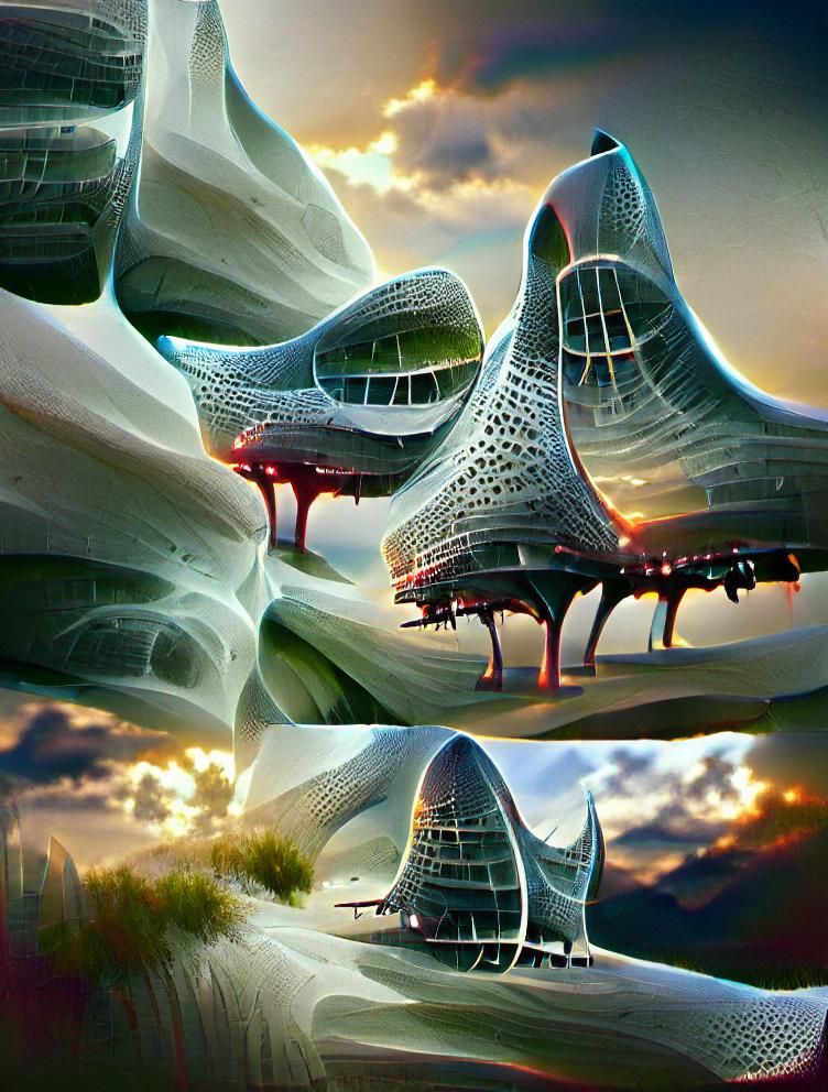 Organic Sci-Fi Architecture
