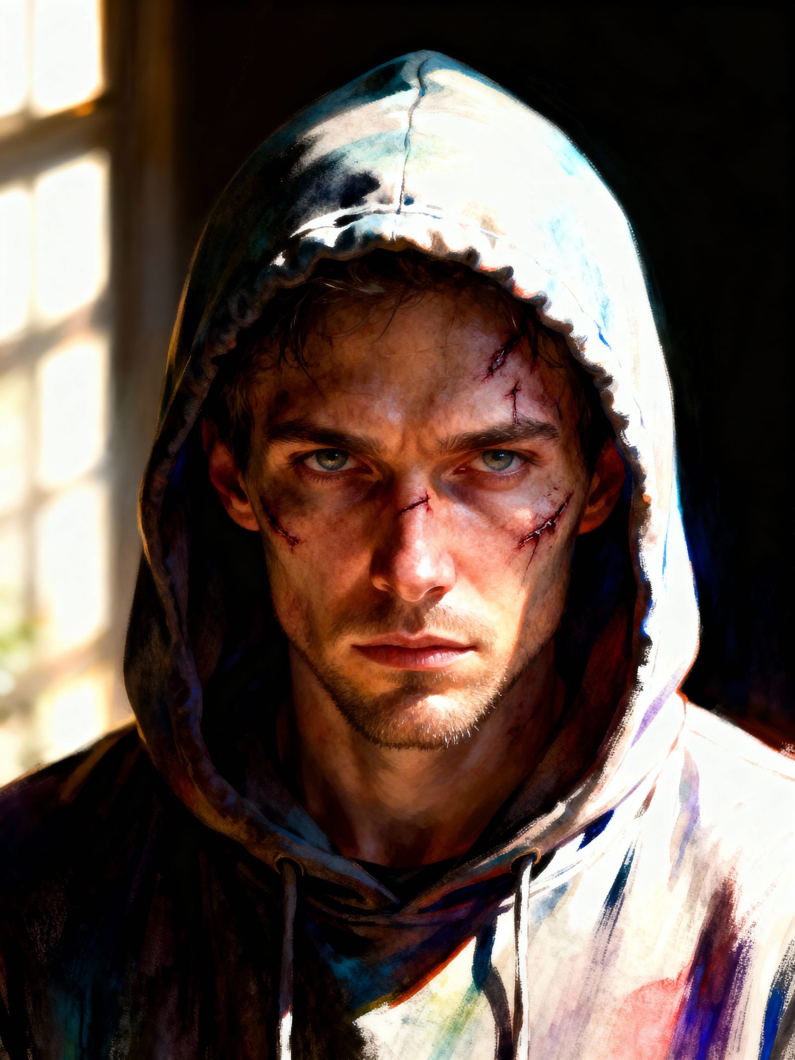 Hurt, you will never see my inner anger.