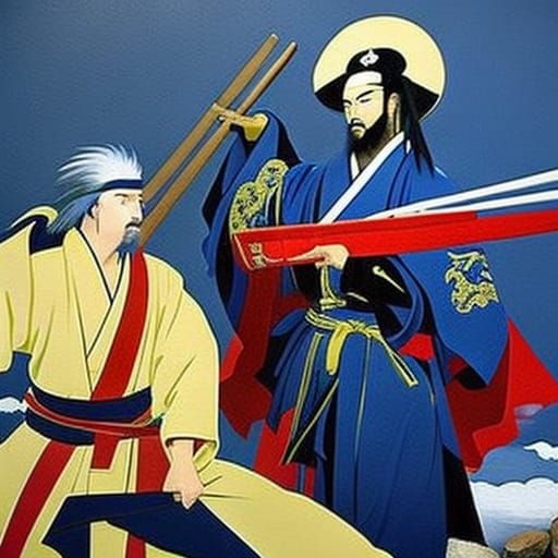 Miyamoto Musashi, graffiti
