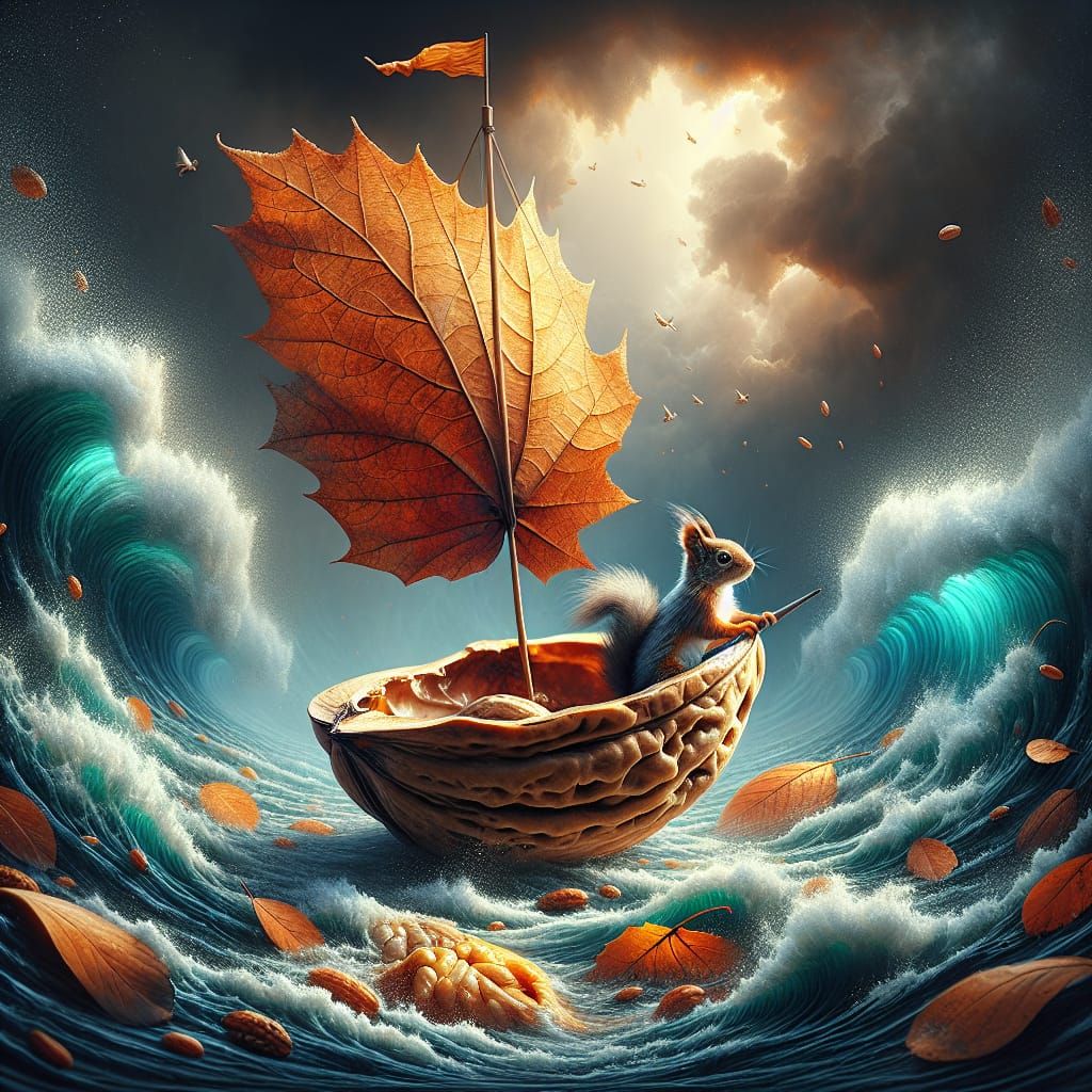 Walnut Boat  by @Andre R