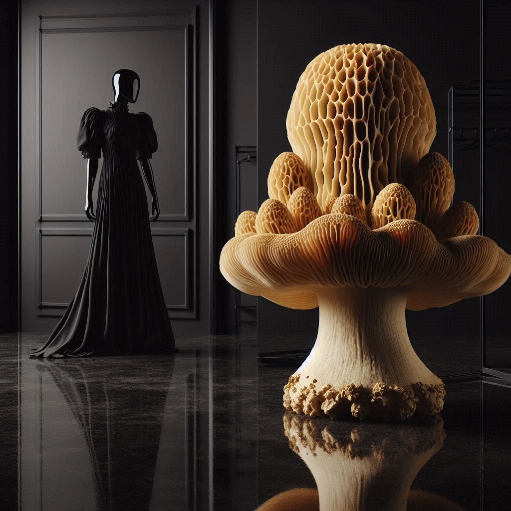 Morel sculpture