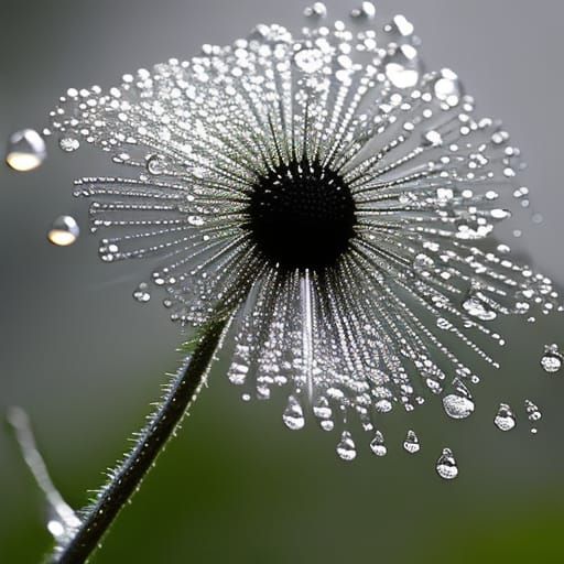 Sparkling raindrops