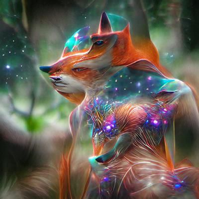Guardian fox of the forest