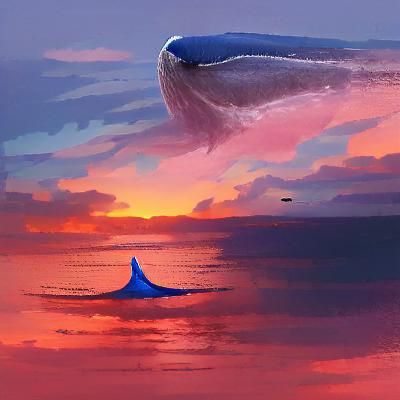 blue sunset