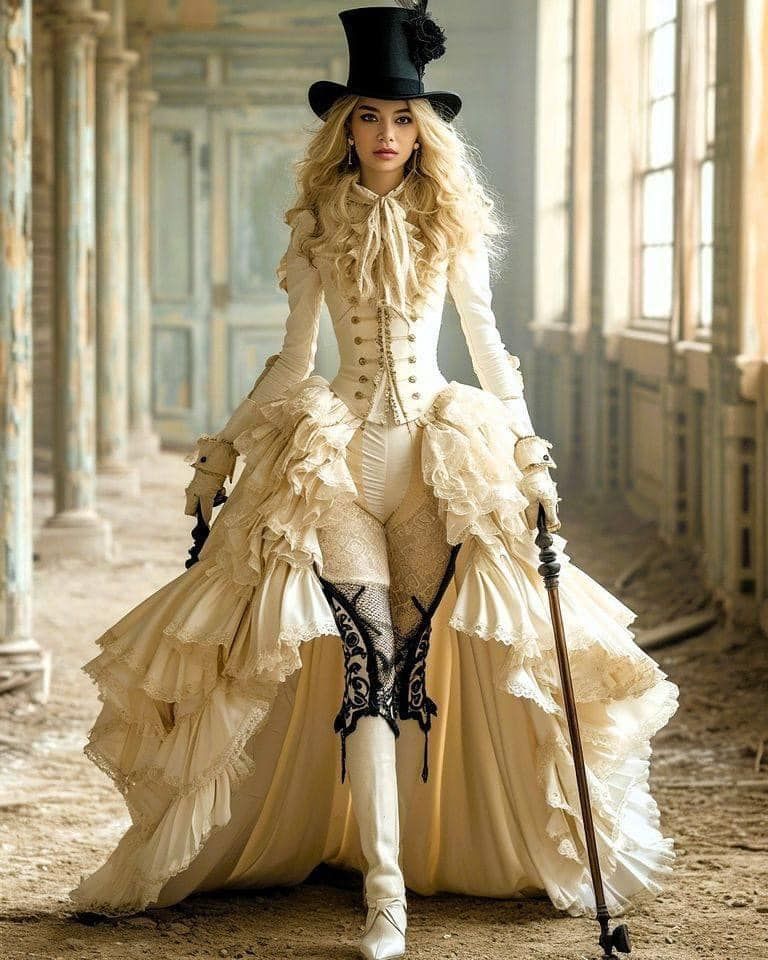 Victorian-style outfit