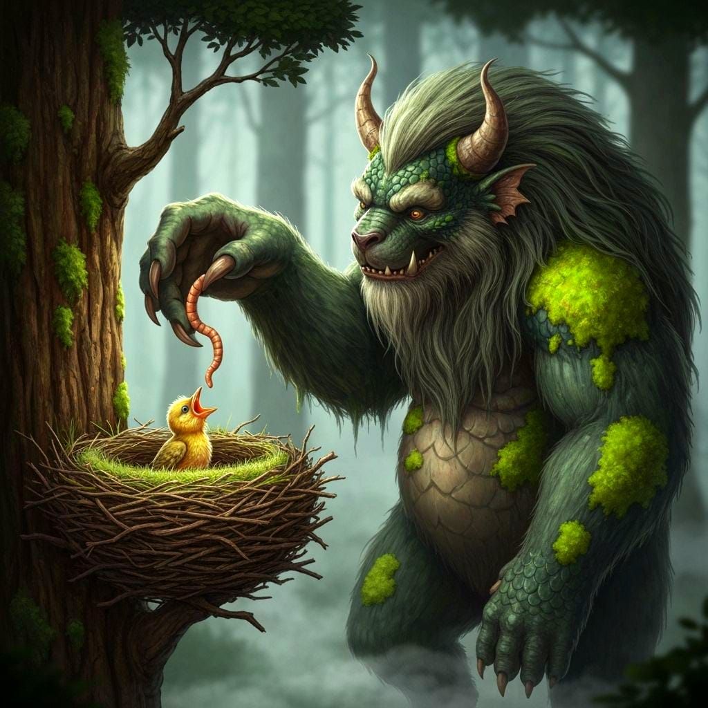 Feeding time  by @forge4ward